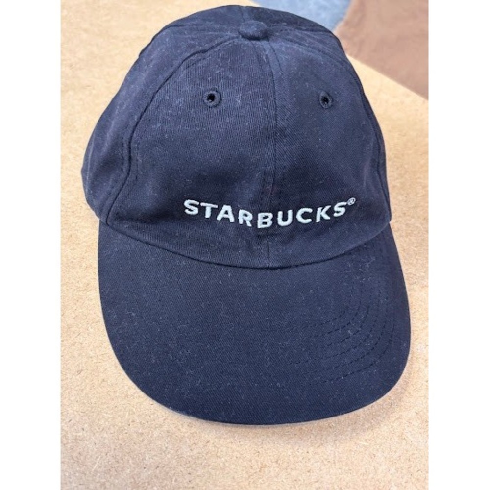 Black Starbucks Embroidered Baseball‎ Cap Adjustable Strap Casual Everyday Wear